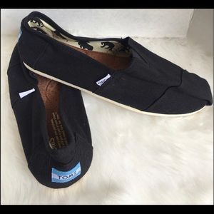 MENS black Original Toms size 9